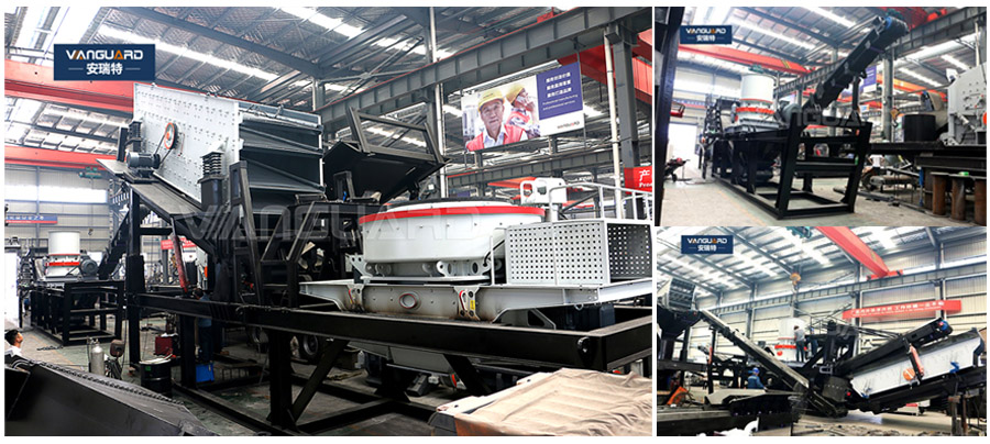 semi-mobile jaw crushing plant, mobile impact crusher for granite, Vanguard Machinery