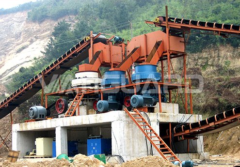 300t/h Stone Crushing Production Line in Jiangsu 